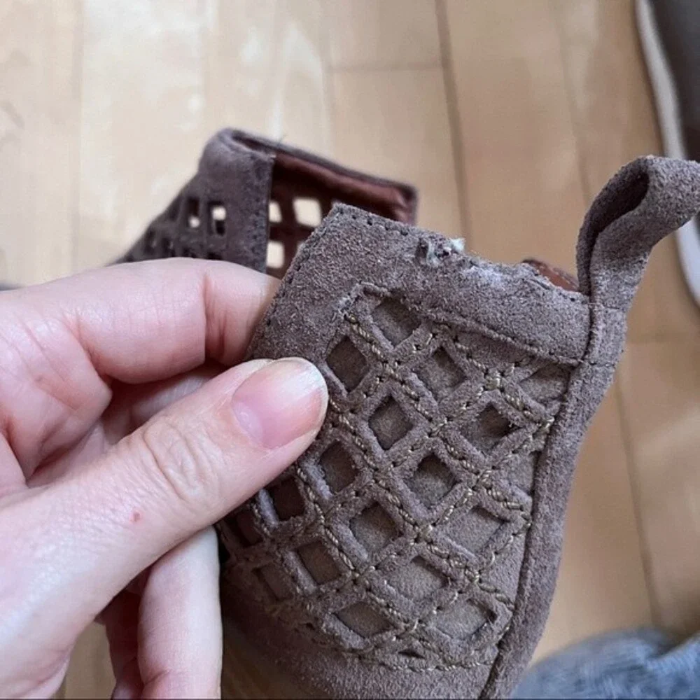 Jeffrey Campbell Taggart Ankle Booties in Taupe 6.5